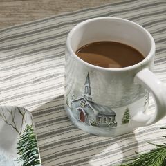 Snowy Church Coffee Mug