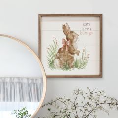 Some Bunny Loves You Bunny White Wall Art