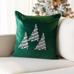Sparkling Winter Trees Accent Pillow