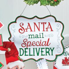 Special Delivery Holiday Door Sign