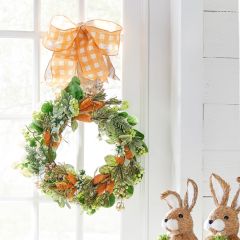 Spring Carrot And Berry Foliage Wreath