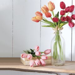 Spring Shades Faux Tulip Bundles Set of 3