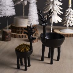 Standing Deer Decorative Display Bowl