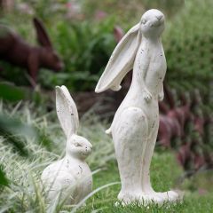 Standing Long Ear Bunny Figurine