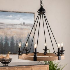 Stately Lodge Chandelier