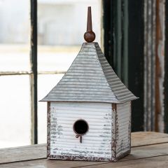 Steepled Metal Birdhouse
