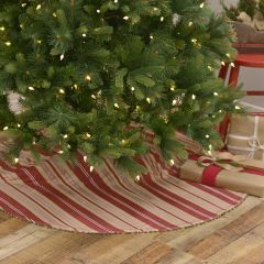 Striped Classic Christmas Tree Skirt 48 inch