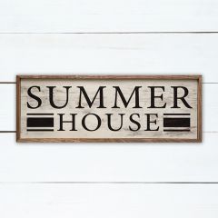Summer House Framed Sign