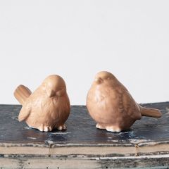 Sweet Decorative Tabletop Bird Figurines Set of 2
