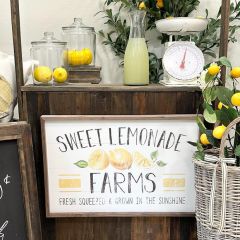 Sweet Lemonade Farms Framed Sign