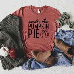 Sweeter Than Pumpkin Pie Tee Shirt 2X