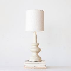 Swivel Neck Paper Mache Table Lamp