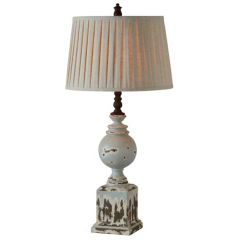 Table Lamp With Pleated Shade