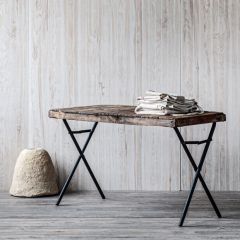 Rustic Industrial Folding Table
