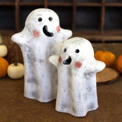 Tabletop Halloween Ghost Lanterns Set of 2