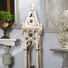 Tall Cathedral Standing Candle Lantern