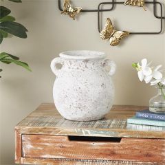Textured Ceramic Pot Vase