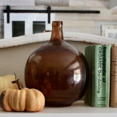 Tinted Glass Botella Bottle Vase