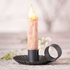 Traditional Chamberstick Candle Holder Set of 2