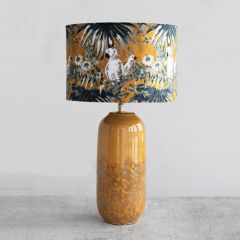 Tropical Print Shade Table Lamp