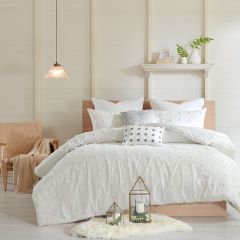 Tufted Dot Cotton Comforter Set