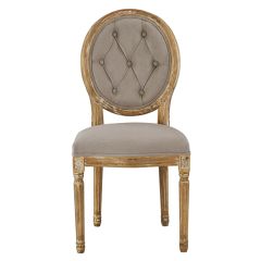 Tufted Oval Back Dining Chair Set of 6
