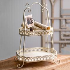 Two Tier Chantilly Display Tray