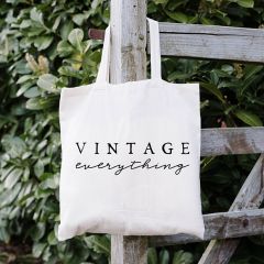 Vintage Everything Cotton Tote Bag