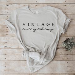 Vintage Everything Silver Cotton Tee