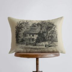 Vintage Farmhouse Print Pillow