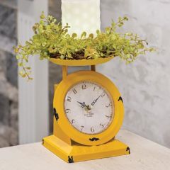Vintage Inspired Bright Decorative Scale Clock