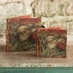 Vintage Inspired Christmas Notebook Set of 2