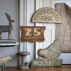 Vintage Inspired Metal Wall Sign