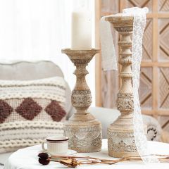 Vintage Inspired Ornate Candle Stand