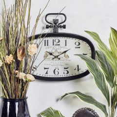 Vintage Inspired Oval Chateau Clock