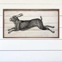 Vintage Inspired Rabbit Wall Art