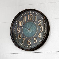 Vintage Inspired Train Station Wall Clock