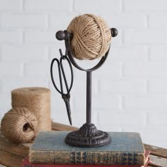 Vintage Inspired Twine Holder with Scissors