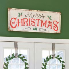 Vintage Lettering Merry Christmas Sign