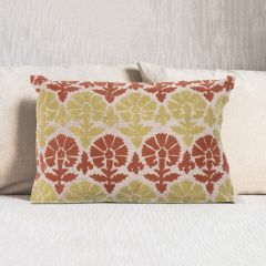 Vintage Pattern Embroidered Lumbar Pillow