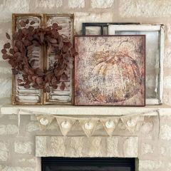 Vintage Pumpkin Canvas Wall Art