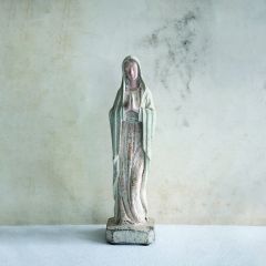 Vintage Reproduction Religious Virgin Mary Figure
