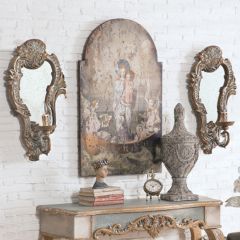Vintage Style Mary and Angels Wall Art