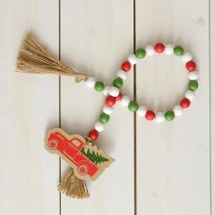 Vintage Truck With Tree Holiday Garland