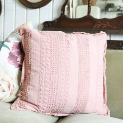 Waffle Weave Country Color Pillow