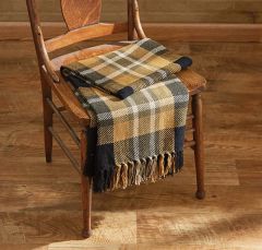 Warm Accents Plaid Fringed Throw Blanket