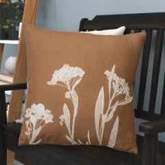 Warm Classics Floral Linen Accent Pillow