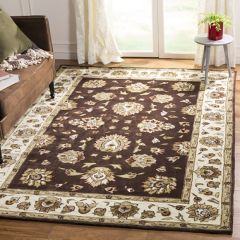 Warm Neutrals Patterned Area Rug