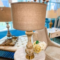 Weathered Classic Cottage Table Lamp