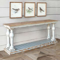 Weathered Classic Country Console Table